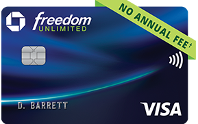 Chase Freedom Unlimited® card